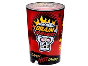 סוכריות חריפות בחבית אדומה -Brain Blasterz Super Flamin' Hot
