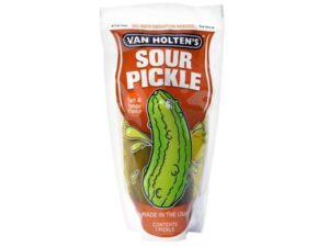 מלפפון חמוץ חמוץ - Van Holtens Sour Pickle Large Pickle