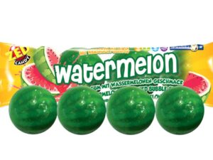 רביעיית מסטיק אבטיח ממולא - ZED Candy Watermelon Gum