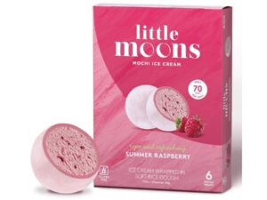 מוצ'י גלידה פטל - Little Moons Mochi Ice Cream Summer Raspberry