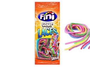 שרוכים חמוצים מסוכרים בטעמי פירות - FINI SOUR LACES