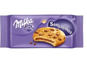 עוגיות שוקולד צ'יפס במילוי שוקולד מילקה - MILKA SENSATION