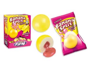 מסטיק בננה ספליט במילוי מיץ - FINI  BANANA SPLIT