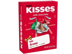 קופסת משחק איקס עיגול שוקולד - Hershey's Kisses