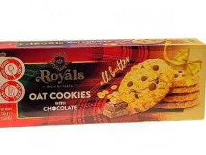 עוגיות חמאה שיבולת שועל ושוקולד צ'יפס - Royals Shortbread OAT