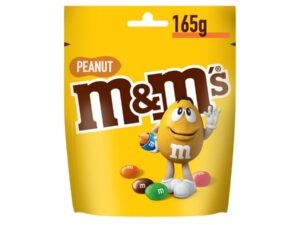 שוקולד ובוטנים בשקית גדולה צהובה 165 גרם- M&M