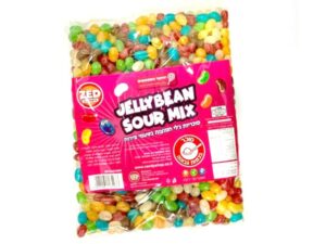 סוכריות מיני ג'לי בינס צבעוני חמוץ- ZED JELLY BEANS SOUR MIX