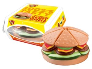 המבורגר גומי 130 גרם -LOOK O LOOK CANDY BURGER