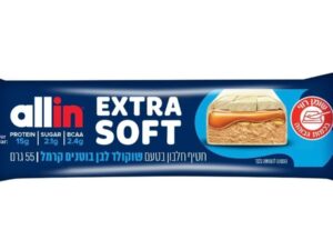 חטיף חלבון שוקולד לבן בוטנים קרמל - ALL IN