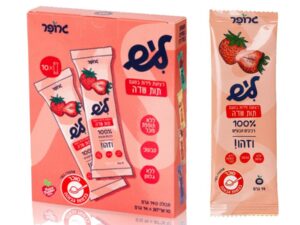 מארז 10 יחידות רצועת פרי בטעם תות - ליש