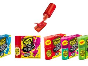 מסטיקים עם בקבוקון ג'ל חמוץ - JUICY DROP GUM & GEL