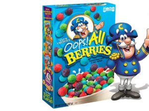 דגני בוקר אופס רק פירות יער ומרשמלו - Cap'n Crunch Oops! All Berries