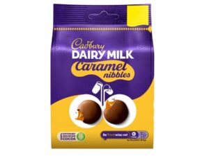 שקית מיני חטיף CADBURY CARAMEL NIBBLES