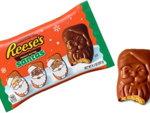 שקית סנטות שוקולד ממולא חמאת בוטנים - REESE'S SANTAS