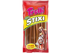 צינורות גומי קולה ממולאים - Trolli Cola Stixi