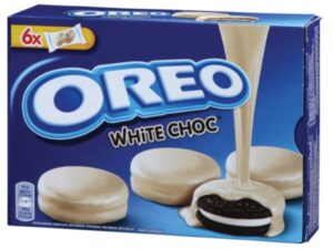 עוגיות OREO פאדג' בציפוי שוקולד לבן