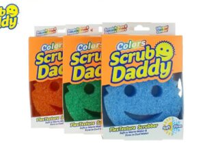 ספוג קשה ורך במגוון צבעים - SCRUB DADDY COLORS