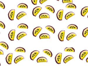 שקית 1 ק"ג- גומי תלת מימד בצורה ובטעם פסיפלורה - ווקסמן