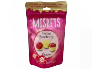 פטל מצופה שוקולד לבן  - Miskets