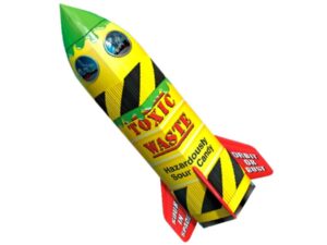 טיל עם סוכריות חמוצות - Toxic Waste Rocket