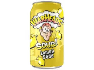 פחית משקה תוסס חמוץ בטעם לימון - WARHEADS SOUR LEMON SODA