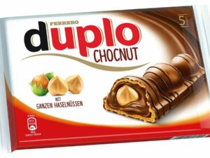 מארז 5 חטיפי וופל שוקולד אגוזים - פררו - FERERRO DUPLO CHOCNUT חלב