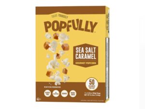 פופקורן למיקרו בטעם מלח ים קרמל - Popfully  CARAMEL SEA SALT