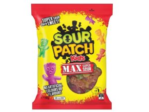 סוכריות גומי חמוצות במקסימום KIDS בשקית גדולה - SOUR PATCH MAX SUPER SOUR