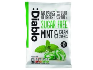 סוכריות ללא סוכר קרם מנטה - Diablo Sugar Free MINT & CREAM Sweets