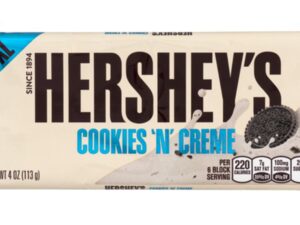 שוקולד - הרשי - HERSHEY'S COOKIES & CREAM XL