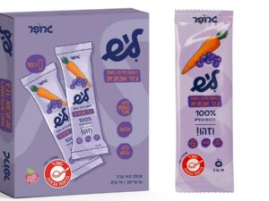 מארז 10 יחידות רצועת פרי בטעם גזר אוכמניות - ליש