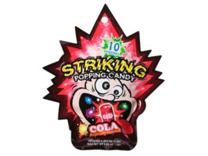 סוכריות קופצות קולה- מארז 10  - Striking Popping Cola Flavour Candy