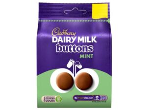 כפתורי שוקולד מנטה - CADBURY CHOCOLATE MINT GIANT BUTTONS