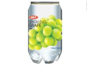 פחית מים מוגזים בטעם ענבים - OKF SPARKLING GRAPES