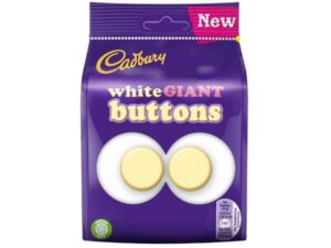 כפתורי שוקולד לבן - CADBURY WHITE GIANT BUTTONS