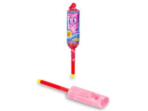 סוכרית משרוקית על מקל בטעם תות - CHUPA CHUPS MELODY