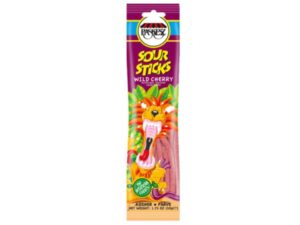 מקלות חמוצים בטעם דובדבן - Paskesz Sour Sticks Wild Cherry