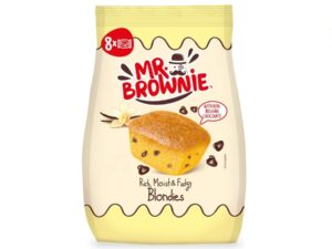 מארז 8 עוגות בלונדי עם שבבי שוקולד אישיות - Mr. Brownie White Chocolate Blondies
