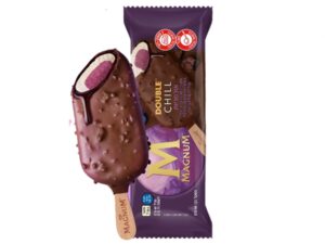 MAGNUM DOUBLE CHILL - שלגון מגנום שוקולד מריר ואוכמניות