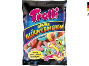 תולעי גומי חמוצים 150 גרם- TROLLI GLUHWURMCHEN
