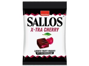 סוכריות ליקריץ במילוי דובדבן - Sallos X-Tra Cherry