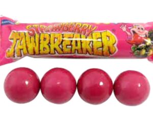 רביעיית סוכריות "שובר לסת" בטעם תות - JAWBREAKER STRAWBERRY