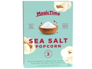 פופקורן להכנה במיקרוגל עם מלח ים- MAGIC TIME SEA SALT
