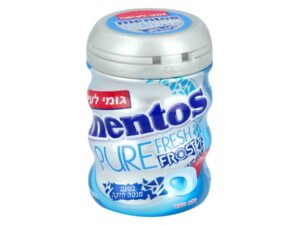 מסטיק מנטוס מרענן בטעם מנטה חזקה ללא סוכר- MENTOS PURE FRESH FROST