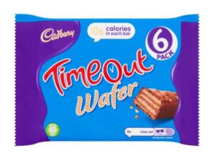 מארז 6 חטיפי ופל מצופה שוקולד - CADBURY TIMEOUT