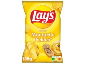 צ'יפס בטעם חרדל וחמוצים - Lay's moutarde pickles