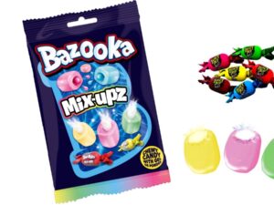 טופי בטעמי פירות ממולא בג'ל חמוץ - Bazooka Mixed Ups
