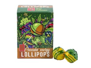 סוכריה על מקל קנביס אנרגיה - Euphoria Cannabis Energy