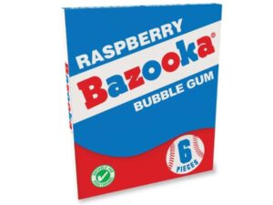 מסטיק בטעם פטל -  Bazooka RASPBERRY