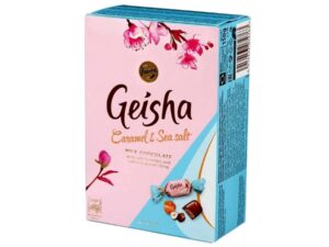 מארז מלא בפרליני שוקולד אגוזים קרמל מלח ים  - Geisha Caramel & Sea Salt